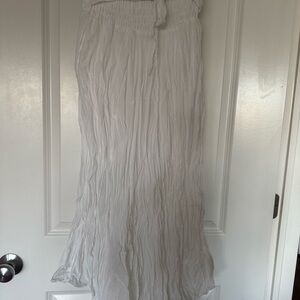 Elegant White Maxi Skirt